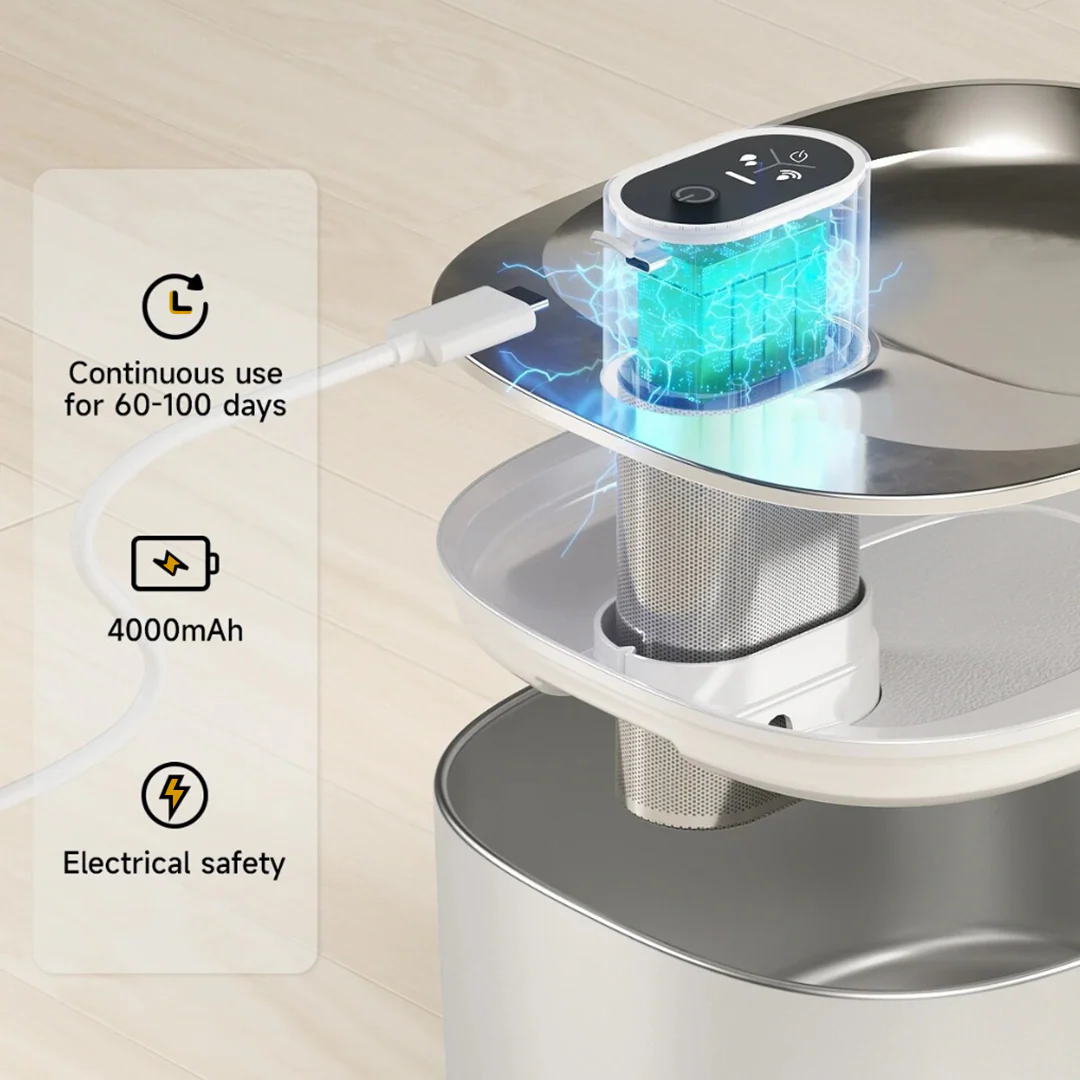 Like New The KittySpout - Wireless Fountain (Vet testimonials) - 1 Month: Wireless KittySpout + 2 filter sets - Image 6