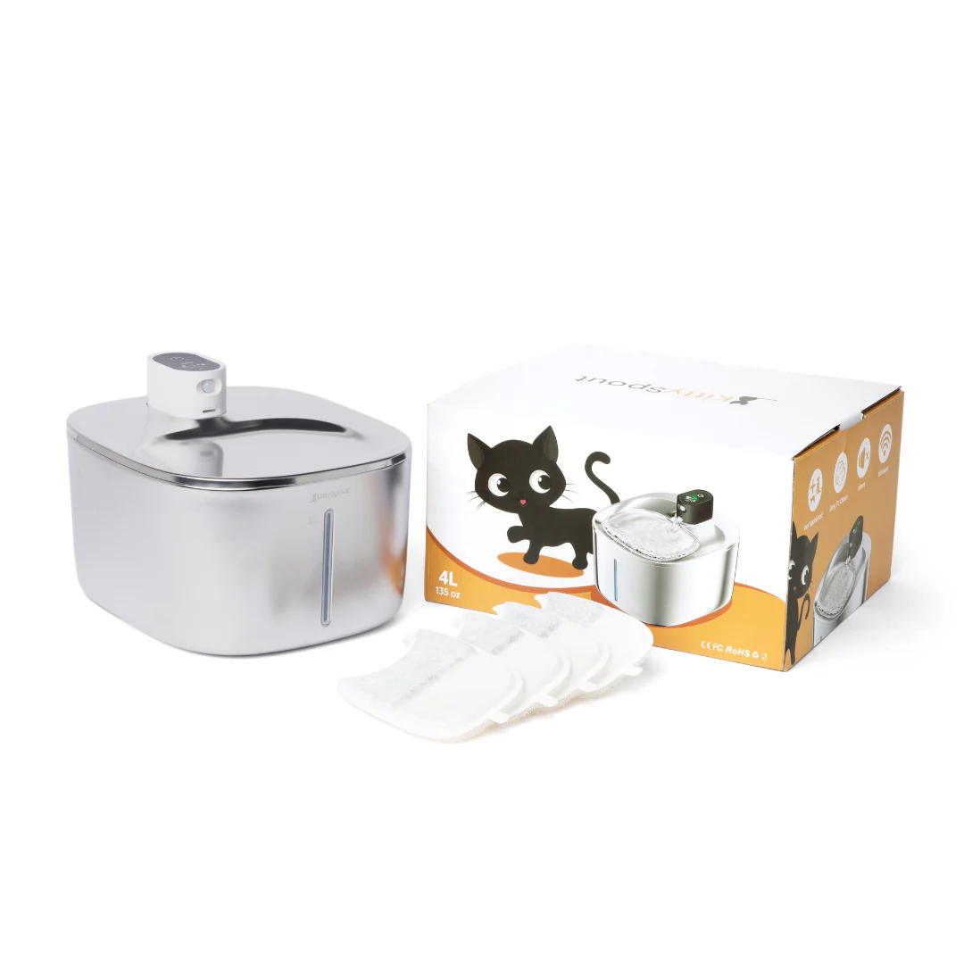 Refurbished The KittySpout - Wireless Fountain - 2 Month: Wireless KittySpout + 4 filter sets + free gift - Image 13