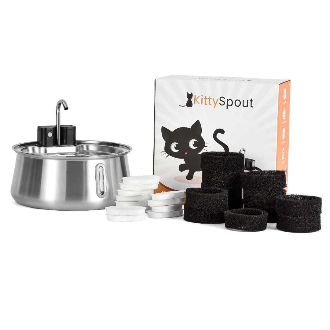 Refurbished The KittySpout - Wireless Fountain (Spout) - 4 Month: Wireless KittySpout + 8 filter sets + free gift - Image 8