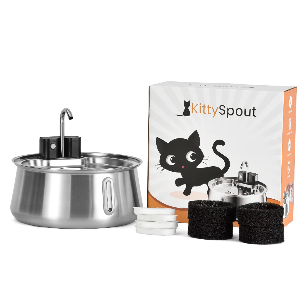 Refurbished The KittySpout - Wireless Fountain (Spout) - 6 Month: Wireless KittySpout + 8 filter sets + free gift - Image 5